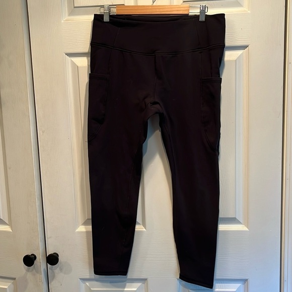 Yogalicious Lux brand size XXL banded waist leggings with side pockets - Picture 1 of 5